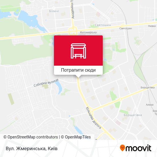 Карта Вул. Жмеринська