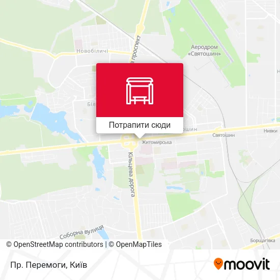 Карта Пр. Перемоги