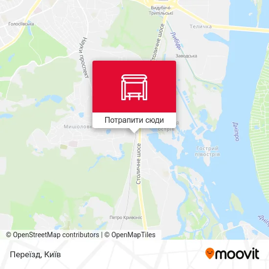 Карта Переїзд