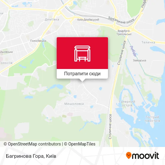 Карта Багринова Гора