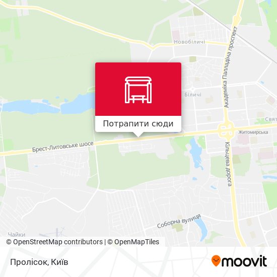 Карта Пролісок