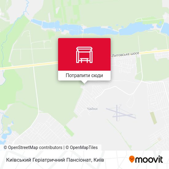 Карта Київський Геріатричний Пансіонат