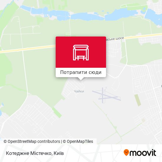 Карта Котеджне Містечко