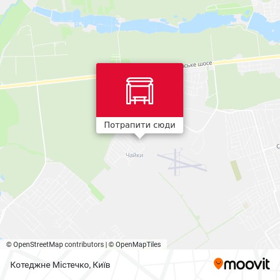 Карта Котеджне Містечко