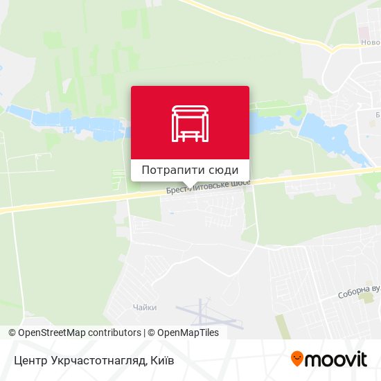 Карта Центр Укрчастотнагляд