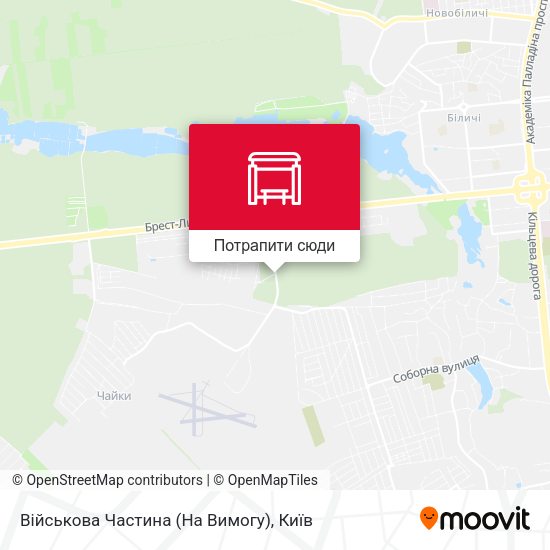 Карта Військова Частина (На Вимогу)