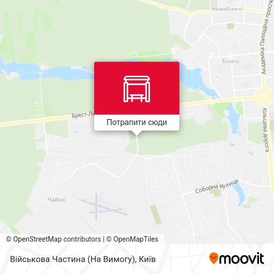 Карта Військова Частина (На Вимогу)