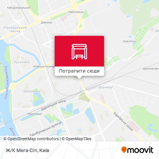 Карта Ж/К Мега-Сiтi