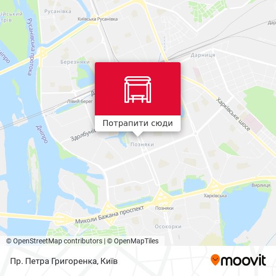 Карта Пр. Петра Григоренка