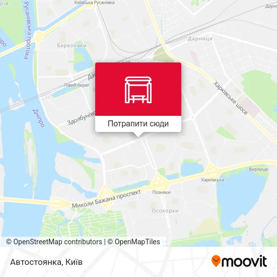Карта Автостоянка