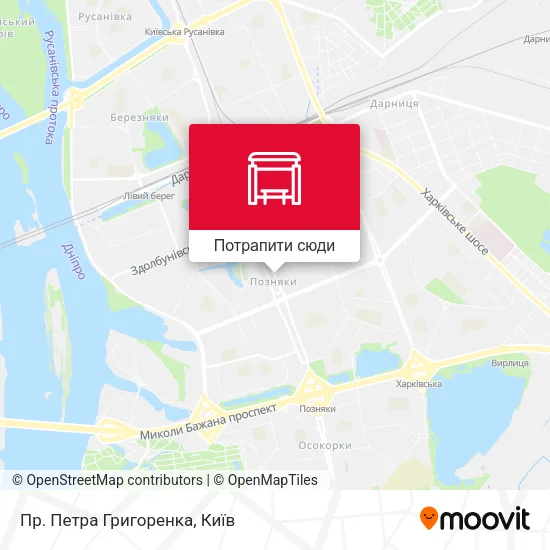Карта Пр. Петра Григоренка