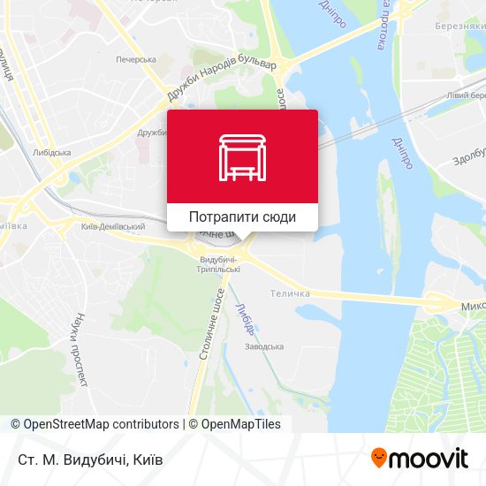 Карта Ст. М. Видубичі