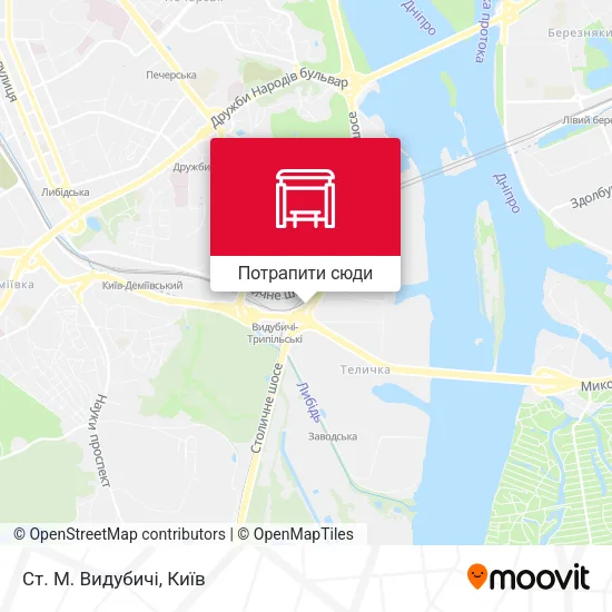 Карта Ст. М. Видубичі