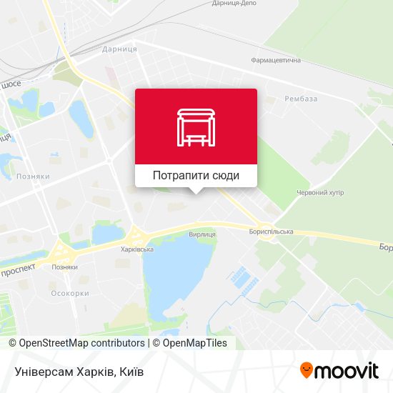 Карта Універсам Харків