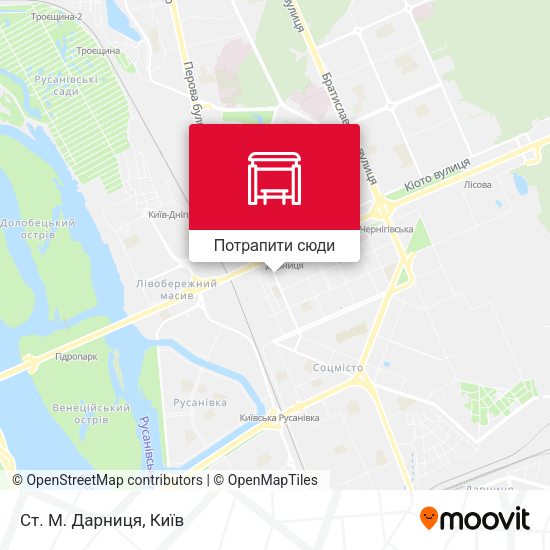 Карта Ст. М. Дарниця