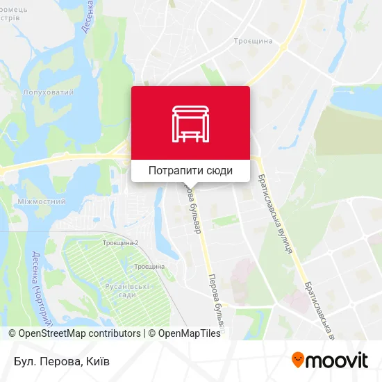 Карта Бул. Перова