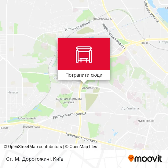 Карта Ст. М. Дорогожичі