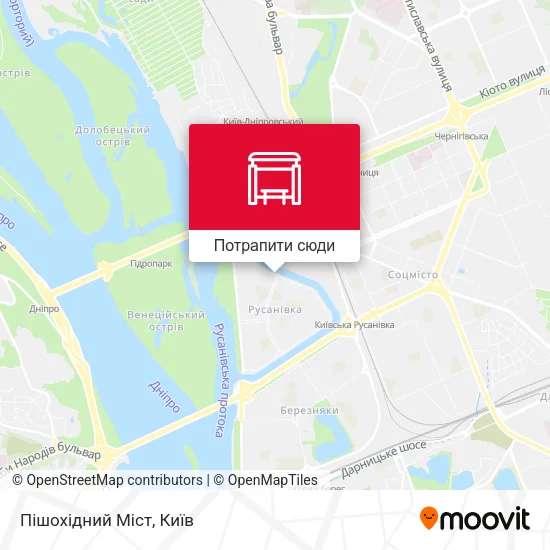 Карта Пішохідний Міст