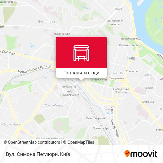 Карта Вул. Симона Петлюри