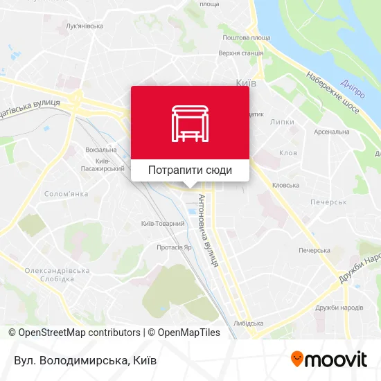 Карта Вул. Володимирська