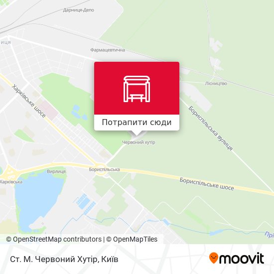 Карта Ст. М. Червоний Хутір