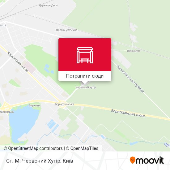 Карта Ст. М. Червоний Хутір