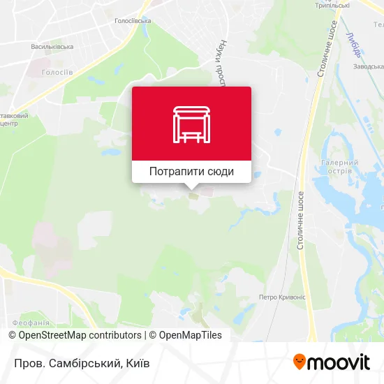 Карта Пров. Самбірський