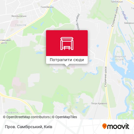 Карта Пров. Самбірський