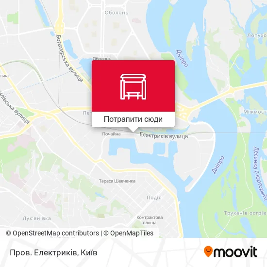 Карта Пров. Електриків