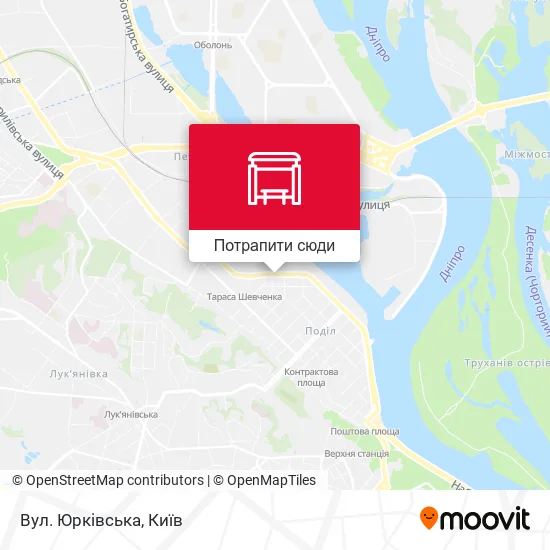 Карта Вул. Юрківська