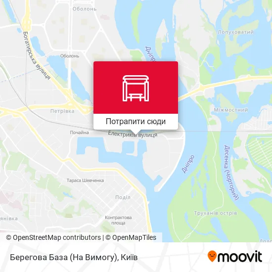 Карта Берегова База (На Вимогу)