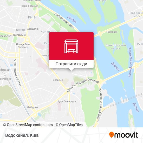 Карта Водоканал