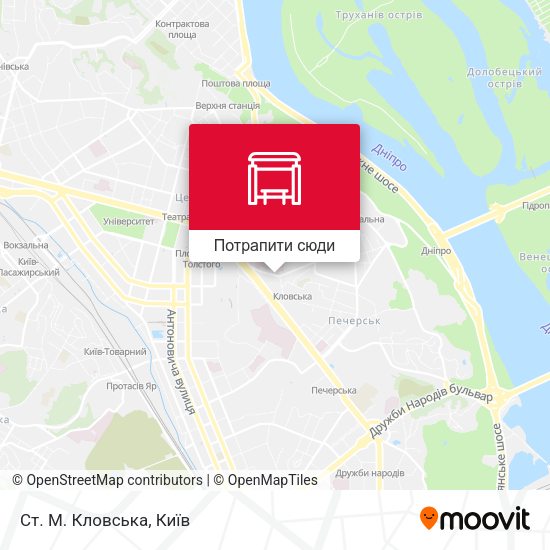 Карта Ст. М. Кловська