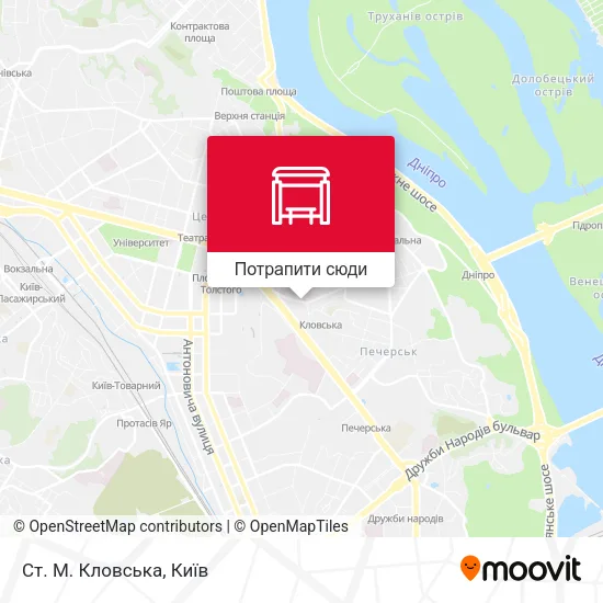 Карта Ст. М. Кловська