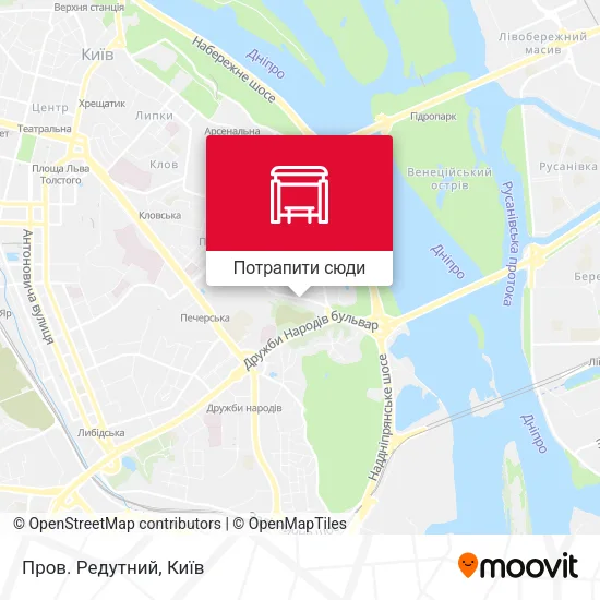 Карта Пров. Редутний