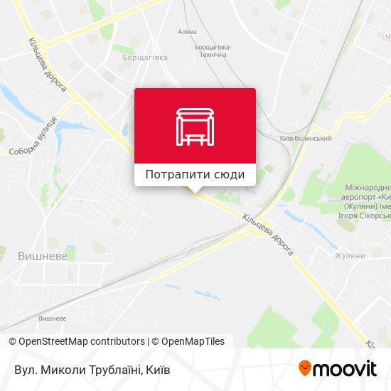 Карта Вул. Миколи Трублаїні