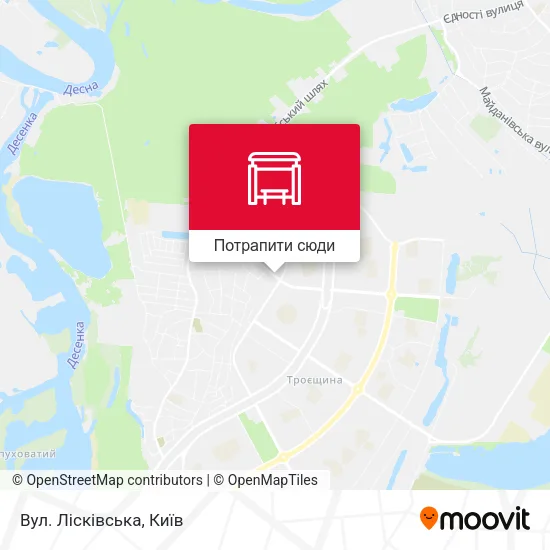 Карта Вул. Лісківська