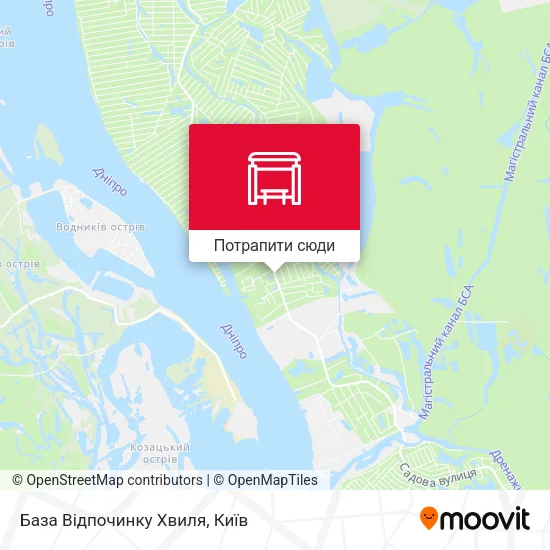 Карта База Відпочинку Хвиля