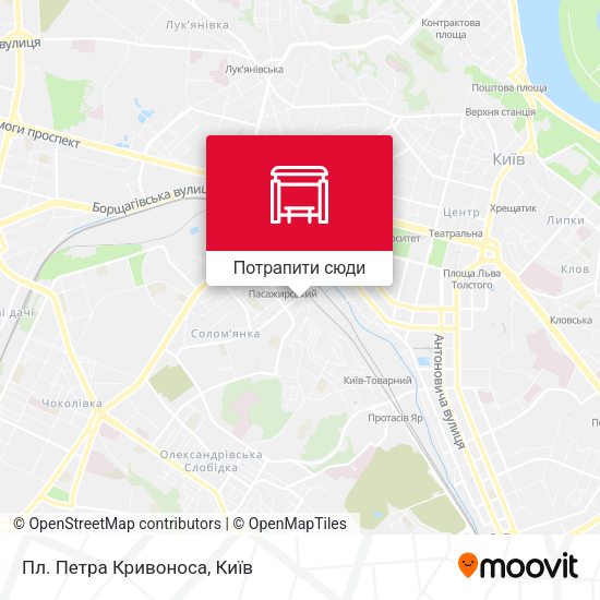 Карта Пл. Петра Кривоноса