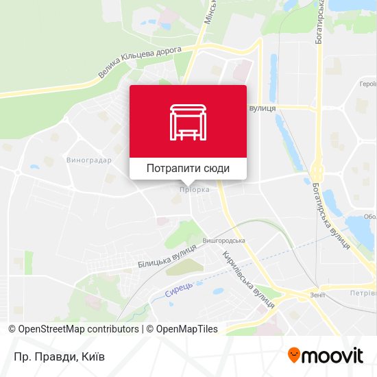 Карта Пр. Правди