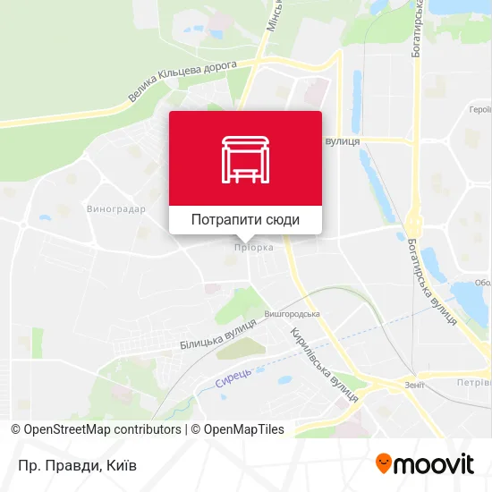 Карта Пр. Правди