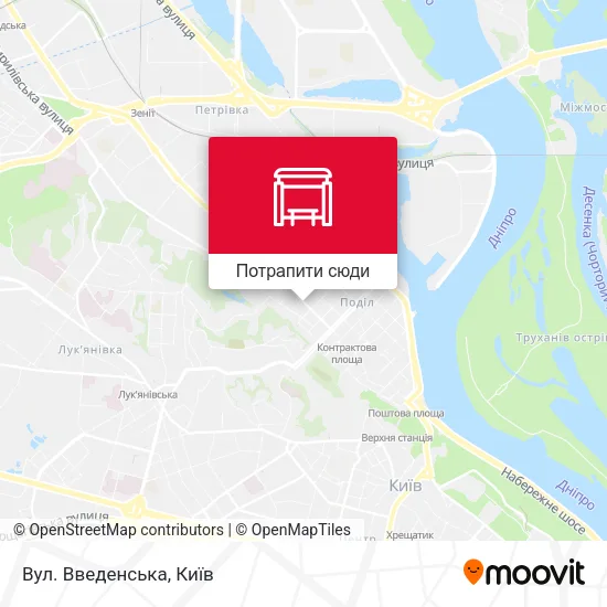 Карта Вул. Введенська