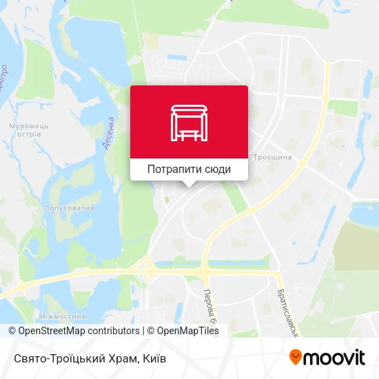 Карта Свято-Троїцький Храм
