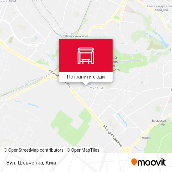 Карта Вул. Шевченка