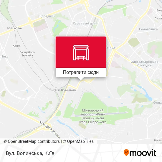 Карта Вул. Волинська