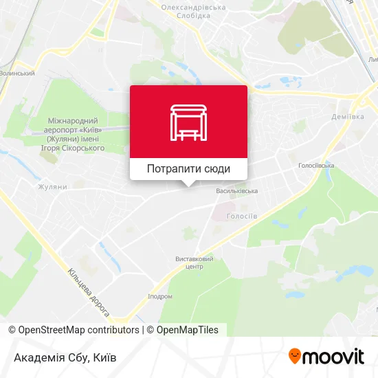 Карта Академія Сбу