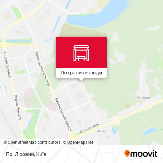Карта Пр. Лісовий