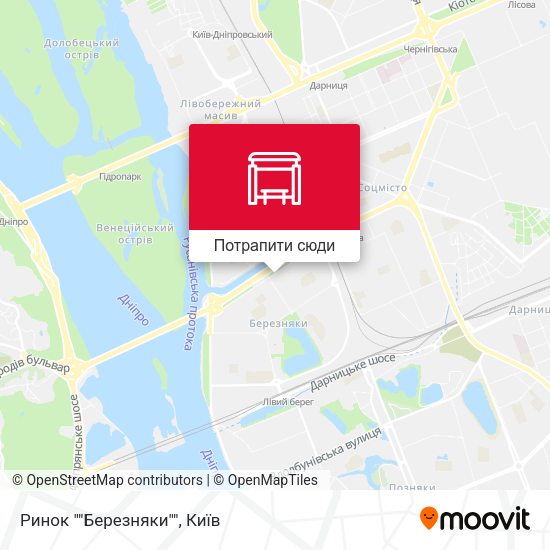 Карта Ринок ""Березняки""