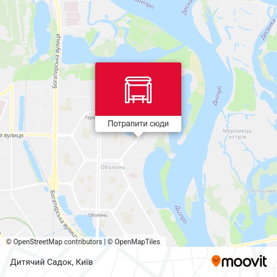 Карта Дитячий Садок
