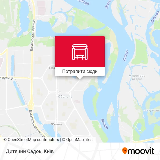 Карта Дитячий Садок